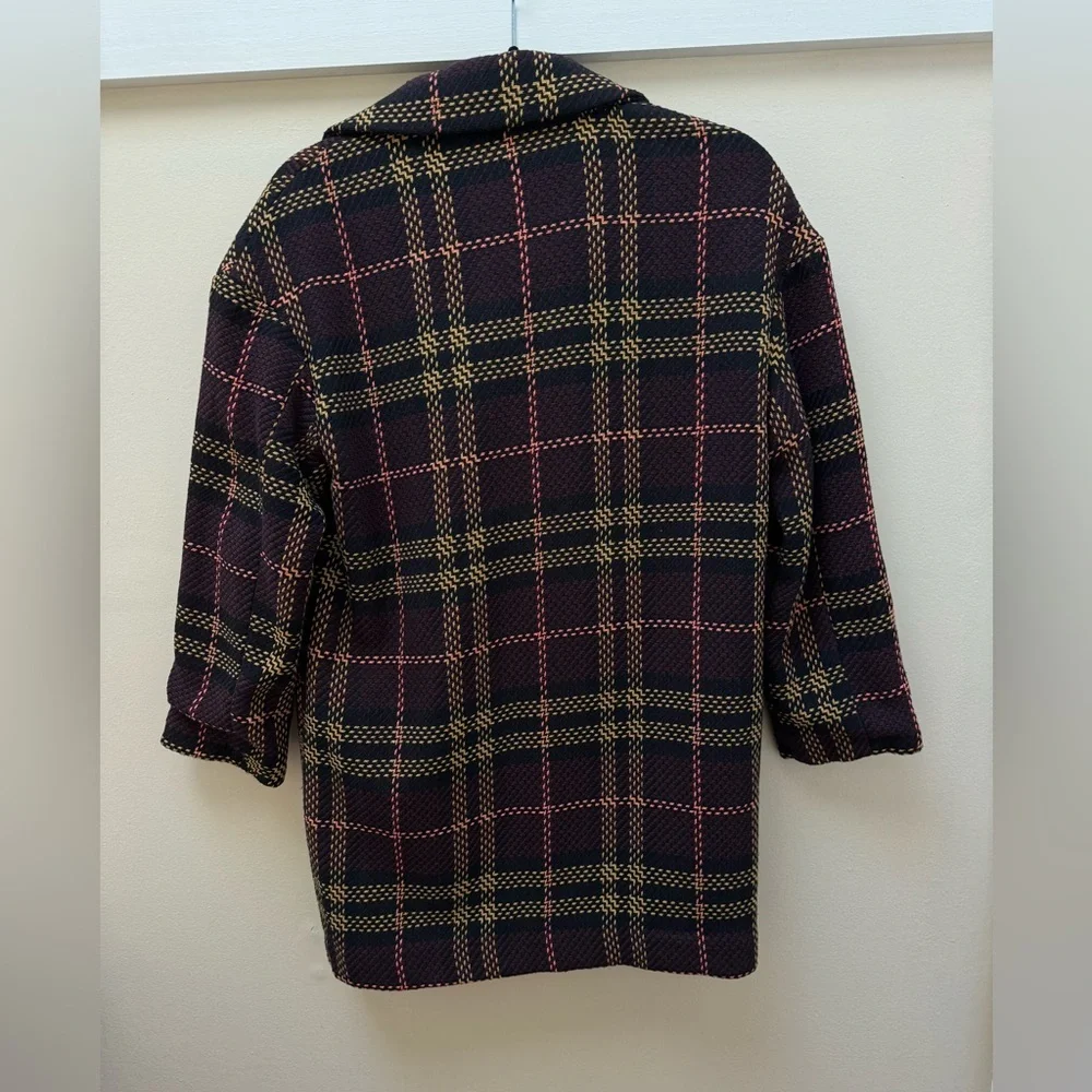 Stradivarius plaid coat - Picture 4 of 6